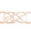 Personalised Infinity X Infinity Name Necklace - 18ct Rose Gold Plated