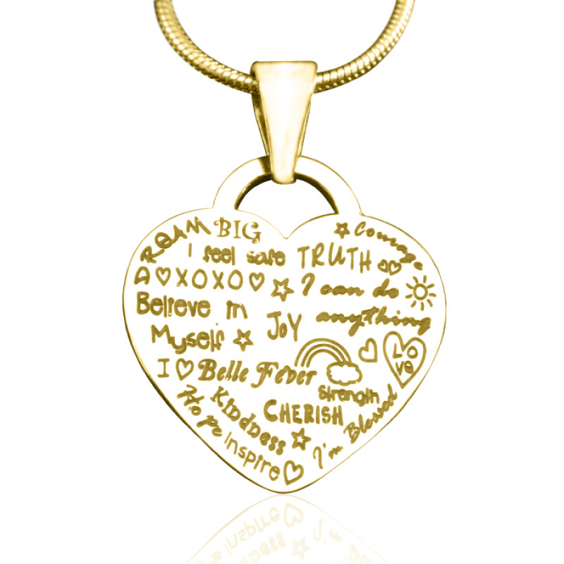 Personalised Heart of Hope Necklace