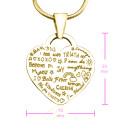 Personalised Heart of Hope Necklace detail