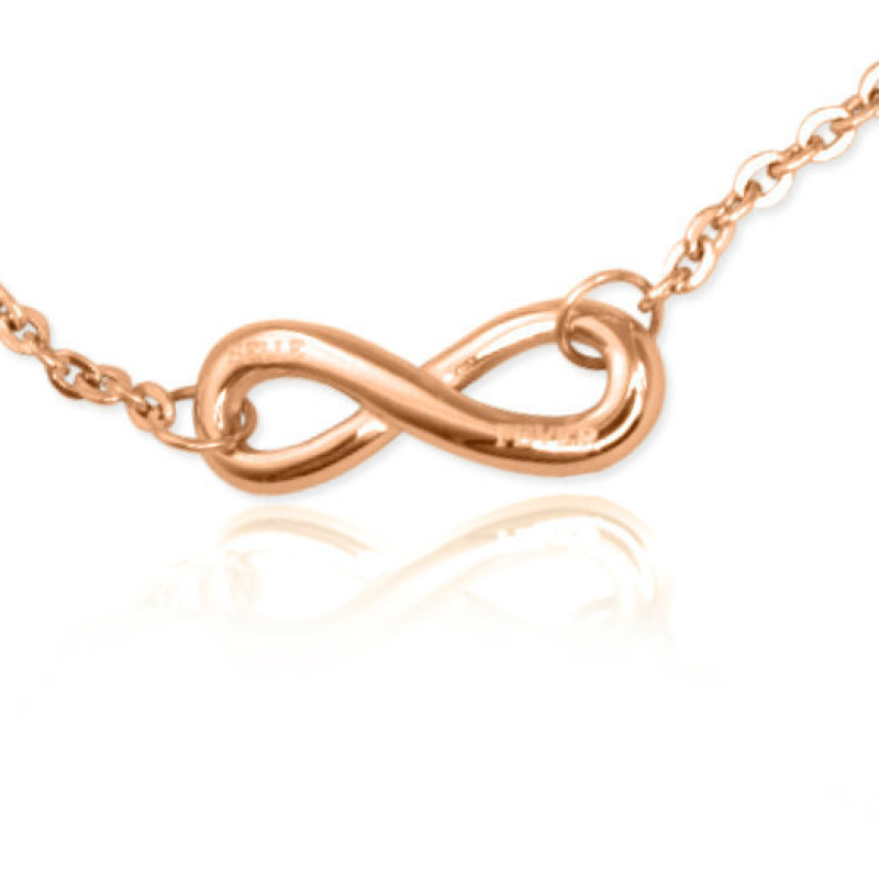 Neatie Infinity Bracelet/Anklet in Rose Gold Rose gold infinity bracelet or anklet by Neatie