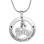 Personalised Cant Be Replaced Necklace - Double Feet 12mm