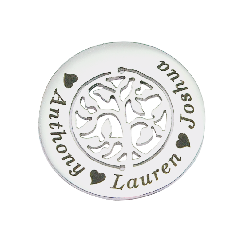 Family tree insert design for the Dream Locket charm