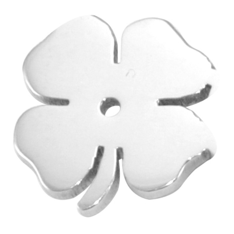 Personalised Four Leaf Clover Charm - Dream Locket Personalised four leaf clover charm