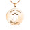 Personalised Guardian Angel Necklace 1 - 18ct Rose Gold Plated