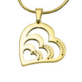 Hearts of Love gold necklace product image