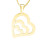 Personalised Hearts of Love Necklace - 18ct Gold Plated