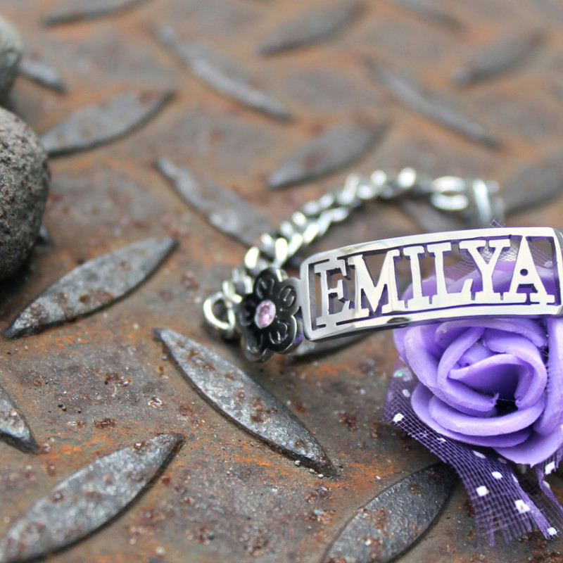 Personalised Name Bracelet or Anklet Personalised name bracelet or anklet product image