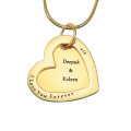 Gold-plated Personalised Love Forever Necklace