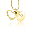 Gold Love Forever pendant necklace