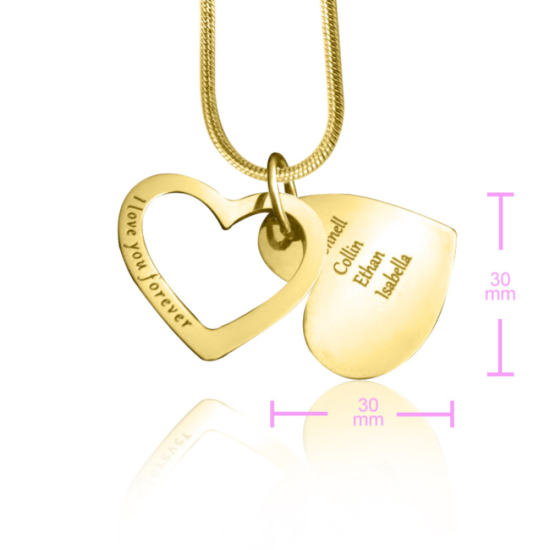 Size image for the Love Forever pendant necklace