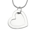 Love Forever Sterling Silver Necklace Detail Love Forever sterling silver necklace detail