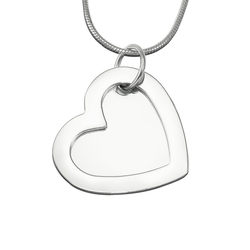 Love Forever Sterling Silver Necklace Detail Love Forever sterling silver necklace detail