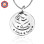 Personalised Mother's Disc Double Necklace - Sterling Silver