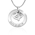 Personalised Mother’s Love Necklace - Sterling Silver Personalised Mother’s Love Necklace in sterling silver