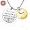 Personalised Mother Forever Necklace - Two Tone - Gold Silver