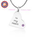 Personalised Additional Children's Heart Pendant Personalised additional children's heart pendant