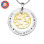 Personalised My Family Tree Necklace - Two Tone - Gold Tree