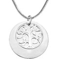My Family Tree Single Disc Necklace Personalised My Family Tree single disc necklace