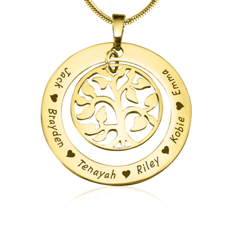 Personalised My Family Tree Necklace Personalised My Family Tree Necklace product view