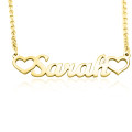 Heart Personalised Name Necklace Personalised name necklace with heart detail