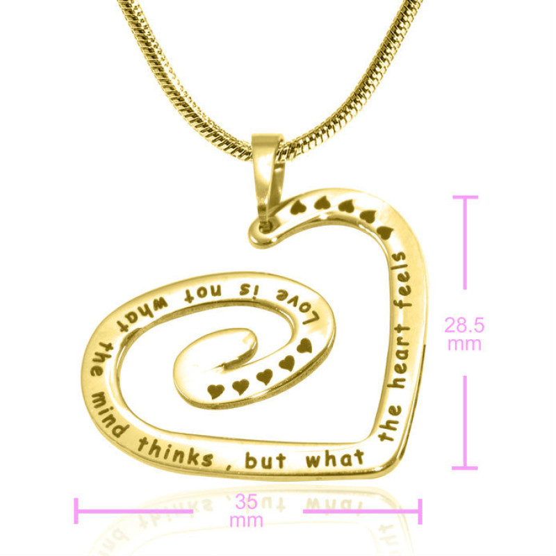 Swirls of My Heart Necklace Measurements Swirls of My Heart necklace measurement guide