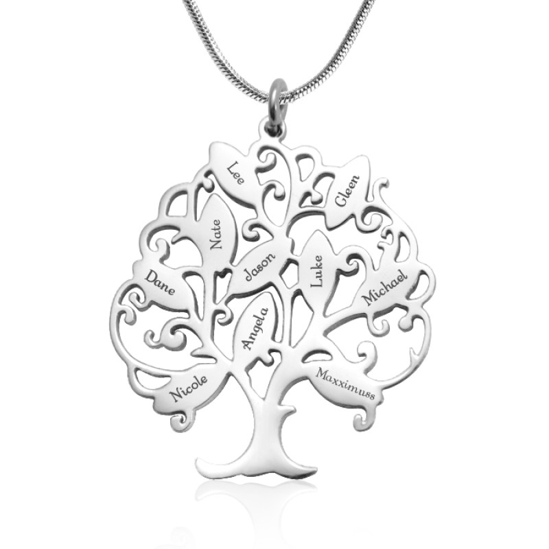 Tree of My Life pendant in sterling silver