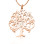 Personalised Tree of My Life Necklace 10 - 18ct Rose Gold Plated