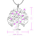 Sterling silver Tree of My Life necklace
