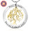 Personalised Tree of My Life Washer 7 - Two Tone - Gold Tree