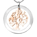 Personalised Tree of My Life washer pendant detail