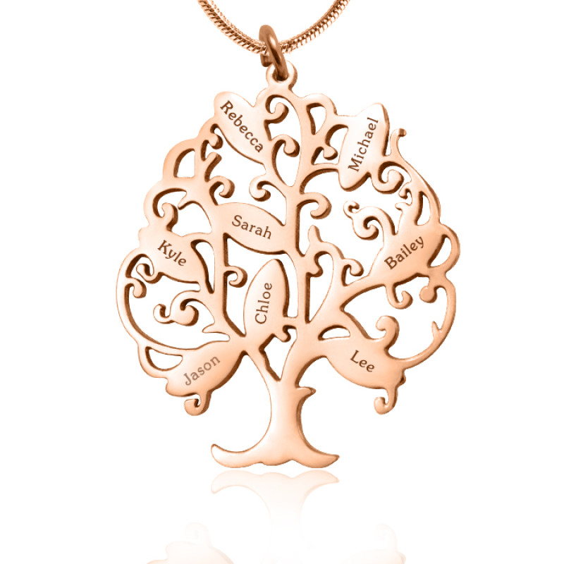 Personalised Tree of My Life family tree-style necklace