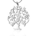 Personalised Tree of My Life Necklace in Sterling Silver Personalised Tree of My Life necklace in sterling silver