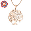Personalised Tree of My Life Pendant Personalised Tree of My Life pendant necklace view