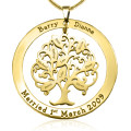 Personalised Tree of My Life washer pendant
