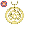 Personalised Tree of My Life Washer 7 Pendant Personalised Tree of My Life Washer 7 pendant