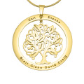 Personalised Tree of My Life washer pendant
