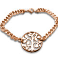 Personalised Tree Bracelet Anklet Personalised tree bracelet or anklet in rose gold