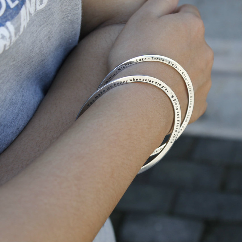 Personalised Classic Bangle Personalised classic bangle product image