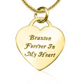 Personalised Forever in My Heart Necklace