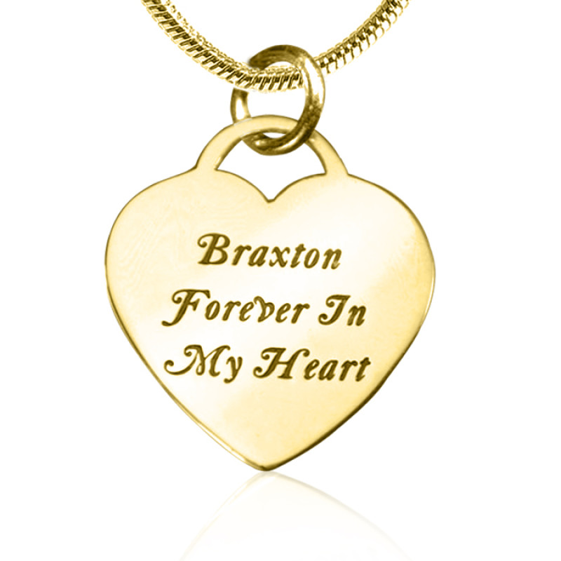 Personalised Forever in My Heart Necklace