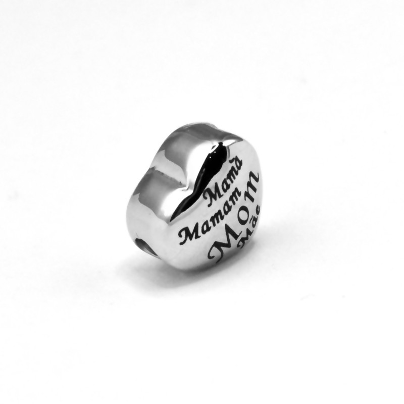 Personalised Mother’s Heart Charm for the Neatie Charm Bangle