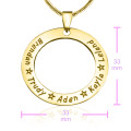 Circle of Trust Necklace Size Reference Circle of Trust Necklace size reference image
