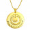 Personalised Circles of Love Necklace - 18ct GOLD Plated