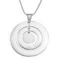 Circles of Love Necklace in Silver Silver Circles of Love necklace
