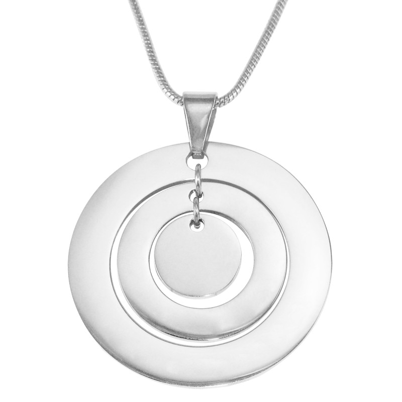 Circles of Love Necklace in Silver Silver Circles of Love necklace