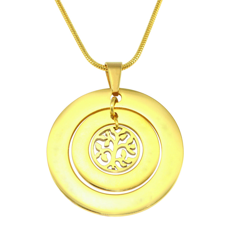 Personalised Circles of Love Tree Necklace Personalised Circles of Love Tree Necklace