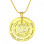 Personalised Circles of Love Necklace Tree - 18ct Gold Plated