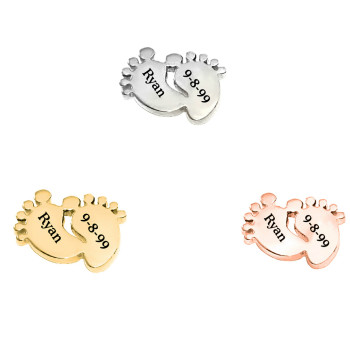 Personalised Feet Charm - Dream Locket