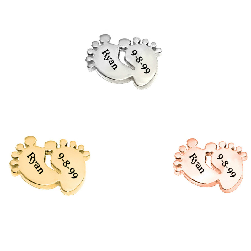 Personalised Feet Charm Dream Locket charm