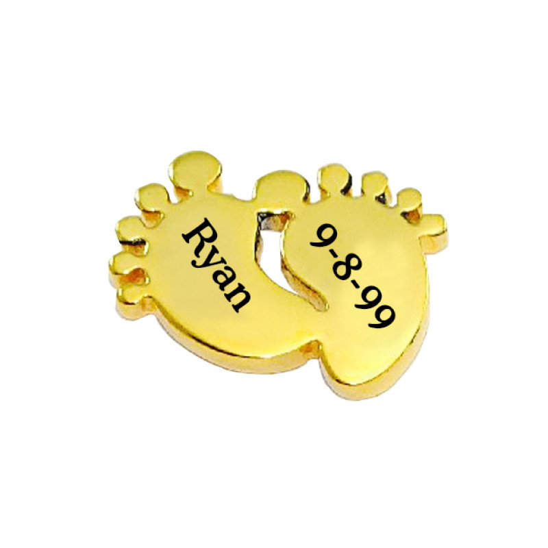 Personalised Feet Charm Dream Locket charm